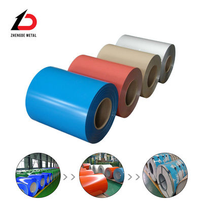 PVDF Coating PPGI Steel Coil Ral 5015 โลลูมิเนียมเคลือบสี