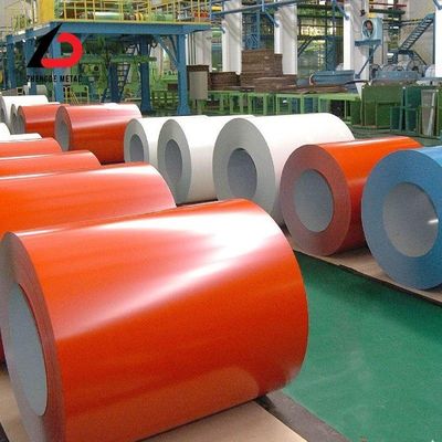 PVDF Coating PPGI Steel Coil Ral 5015 โลลูมิเนียมเคลือบสี