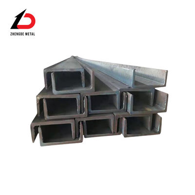เหล็กโครงสร้างรูปพรรณรีดร้อน H S330 Ss400 ขนาด 100*55*5*8.5 120*60*5.5*9 เหล็กรางน้ำ Cu ที่ปรับแต่งได้