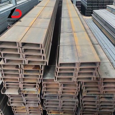 โลหะคาร์บอนแบบหมุนร้อน U Channel S235jr S355jr 16 Gauge Metal U Channel