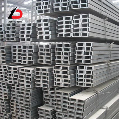 โลหะคาร์บอน U Channel โครงสร้าง U Channel ด้วย galvanized En S235jr