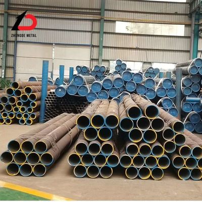 จํานวนมาก St37.2 1020 ท่อแบบกลมแบบไม่มีรอย ASTM A106 Gr. B ASTM A106 Sch160 ท่อแบบไม่มีรอย S355jr, Q355b 16mn Q345b ท่อเหล็กก๊าบอน