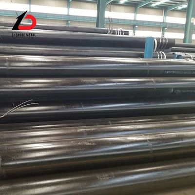 อุณหภูมิสูง 5.8m 6m ขนาดตามสั่ง API 5L X46 ท่อสายเหล็กไร้รอย