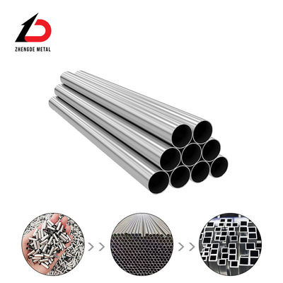 ท่อเหล็กไร้สแตนเลสกลม ASTM A270 A554 SS304 316L 316 310S 440 1.4301 321 904L 201 ท่อสแควร์ สแตนเลส Ss ราคาท่อ
