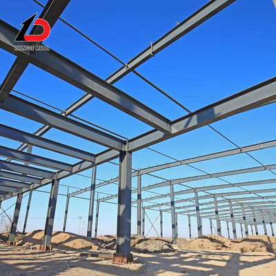 โครงสร้างกรอบเหล็ก Prefab สินค้าที่กําหนดเอง โกดัง Prefabricated