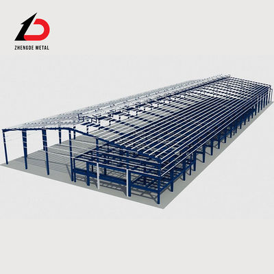 โกดังกรอบโลหะพาณิชย์ Prefabricated DIN Standard ODM
