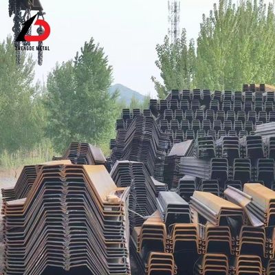 ประเทศจีน ผู้จําหน่าย Q235 Sev245 S355n Z ประเภท U ประเภท Larsen Steel Sheet Stack