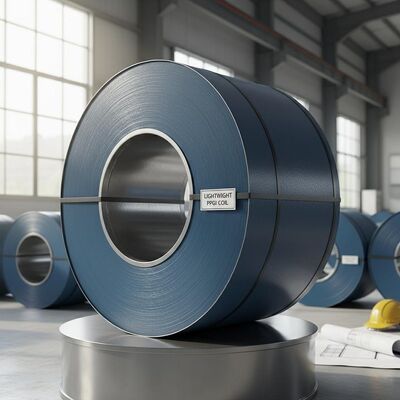 เหล็กม้วนกัลวาไนซ์เคลือบสีสำเร็จรูป น้ำหนักเบา ทนทานต่อสภาพอากาศได้ดีเยี่ยม เหมาะสำหรับโครงการหลังคาและผนังอาคารอุตสาหกรรม