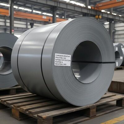 ปรับความทนทานต่อการกัดกร่อน PPGI Steel Coil ผนังเหล็กเหล็กเหล็กกระปุกที่ถูกต้องสําหรับหลังคาโครงสร้างและการใช้ในอุตสาหกรรม