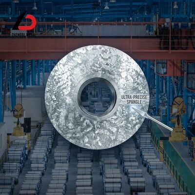 Z275 Heavy Zinc Coated Galvanized Steel Coil 0.12-3.0mm DX51D+Z Zero Spangle Mill Edge
