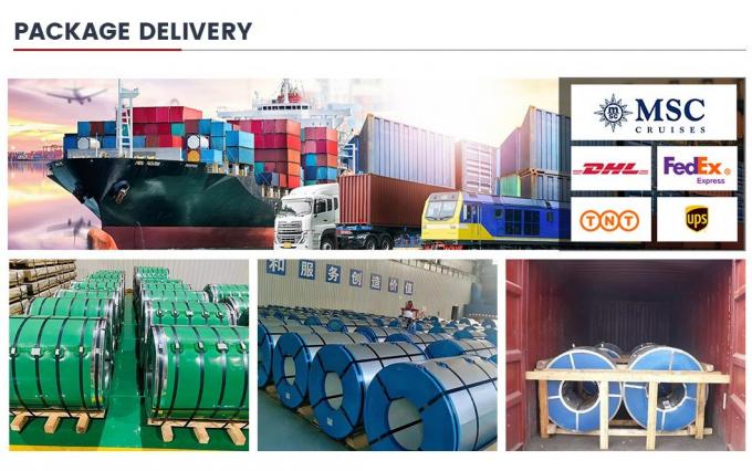 Ral Color PPGI Steel Coil PE SMP PVDF โลหะเคลือบด้วยสี 11