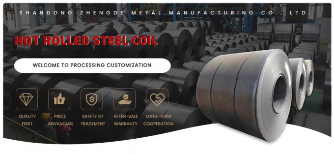ASTM A36 โคลล์เหล็กคาร์บอนม้วนร้อน Ss400 S235 S355 พร้อมใบรับรองโรงงาน 0