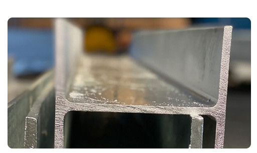 Bazck Carbon Steel H Beam 100mm H Beam มาตรฐาน ASTM สําหรับอาคารพาณิชย์ 5