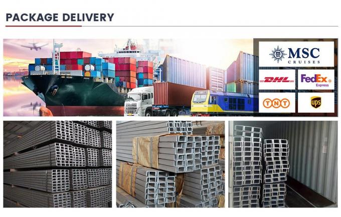 โลหะคาร์บอน U Channel โครงสร้าง U Channel ด้วย galvanized En S235jr 10