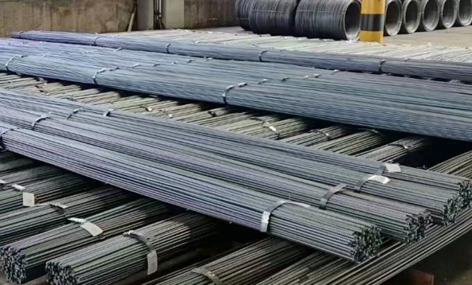 HRB500 เส้นเหล็กเสริมเหล็ก เส้นเหล็กเสริมเหล็กบิด 8 มม. 3