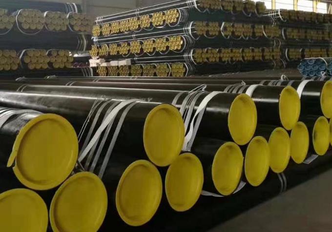 คุณภาพดี ASTM A106 / API 5L Sch 40 Sch 80 Sch120 ท่อเหล็กสีดํา 5