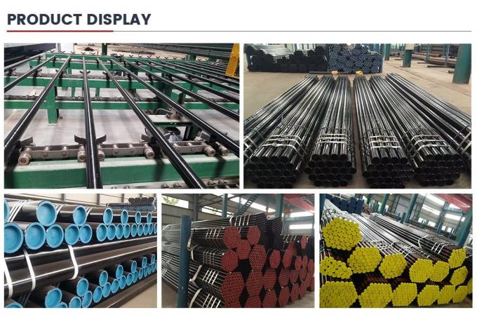 ท่อเหล็กคาร์บอน A106 Grb A53 Grb API 5L X42/X52/X65/X70/X80 A333 ท่อเหล็กเหล็กสแตนเลส 7