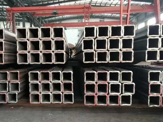 สาขาโรงงานจีน S235jr Ss400 S235j0 A572 สแตนเลสคาร์บอน ท่อทรงสี่เหลี่ยมไม่มีรอย ท่อสแตนเลสทรงสี่เหลี่ยมที่มีคาร์บอนต่ํา ท่อทรงสี่เหลี่ยมที่มีคาร์บอนต่ํา สําหรับวัสดุก่อสร้าง 3
