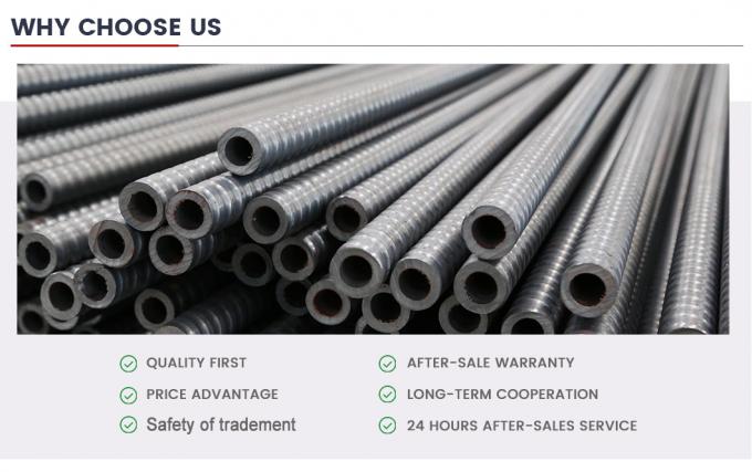 ความแข็งแกร่งสูง เต็มเส้นเหล็ก การเจาะตัวเอง Anchor Bolt Anchor Hollow/Hollow Anchor Bar Anchor Rods 10