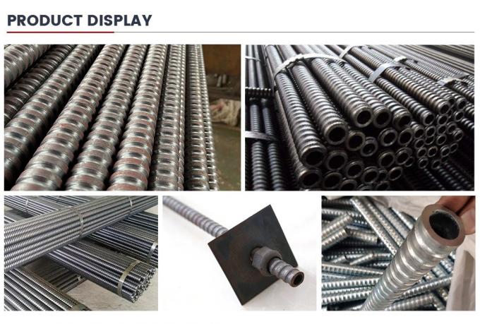 ความแข็งแกร่งสูง เต็มเส้นเหล็ก การเจาะตัวเอง Anchor Bolt Anchor Hollow/Hollow Anchor Bar Anchor Rods 11