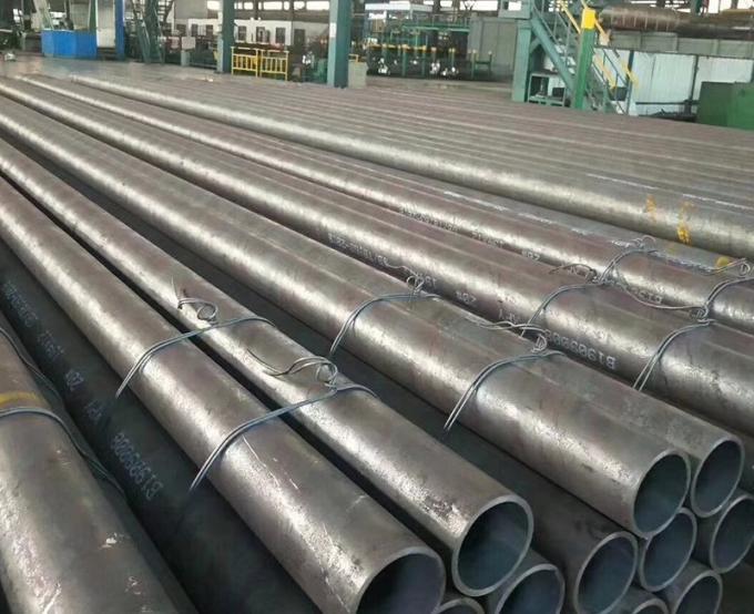 ท่อเหล็กคาร์บอนที่มีความแม่นยํา ไม่มีรอย St52, St35, St42, St45, X42, X52 โลลร้อน 5